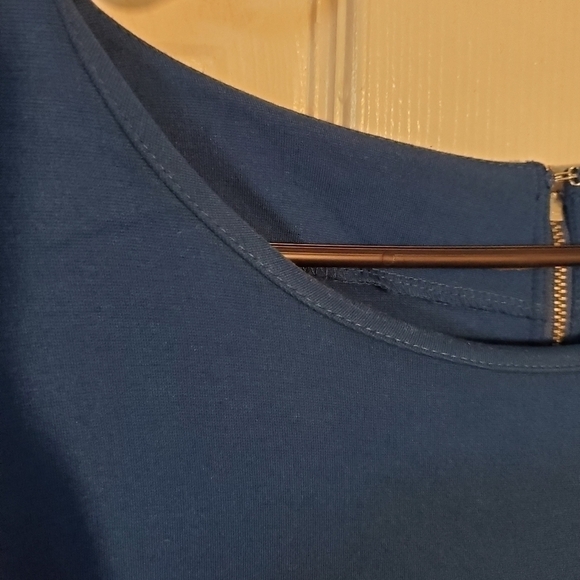 𝅺j. Crew Factory Blue Dress - Picture 4 of 12